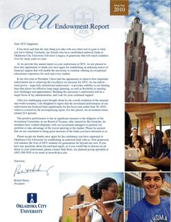 2009-10 OCU Endowment Report