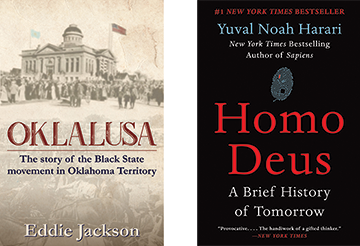 Two book cover images