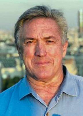 Man in blue shirt
