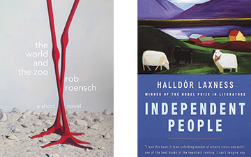 Two book cover images